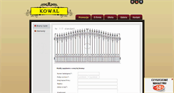 Desktop Screenshot of kowal.pl